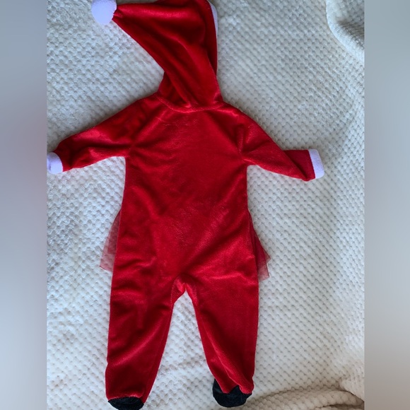 George Girls Christmas Santa Holiday Outfit 6-9M 6M 9M - Picture 4 of 4